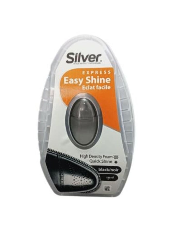 Easy Shine Instant Shoe Polish Sponge - Black, 6ml